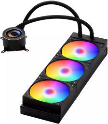 Chłodzenie wodne SilentiumPC Chłodzenie wodne CPU AIO 360mm LCD ARGB Intel AMD wydajne do PC gaming