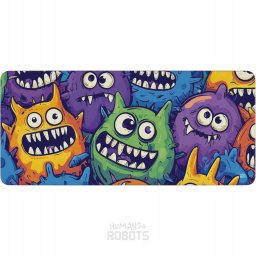Humans+Robots Podkładka pod mysz Humans+Robots Monsters 90 x 40 cm Gamingowa