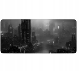 Humans+Robots Podkładka pod mysz Humans+Robots 4F Dark City 90 x 40cm Czarna Gamingowa