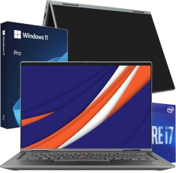 Laptop poleasingowy Lenovo Laptop 2w1 Lenovo ThinkPad X1 Yoga Gen6 i7-1185G7 4x4.80GHz 32 GB RAM 1000 SSD 14" IPS Dotykowy Windows 11PRO Thunderbolt HDMI tablet