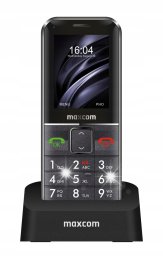 Telefon komórkowy Telefon seniora Maxcom Comfort MM 735 + opaska SOS + podstawka ładująca