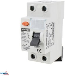Schelinger Wyłącznik różnicowoprądowy A 4P 25A 30mA 10kA VDE (70763)