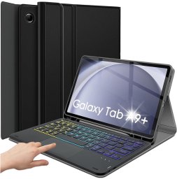 Etui z klawiaturą RGB do Samsung Galaxy Tab A9+ Plus SM-X210 obudowa case