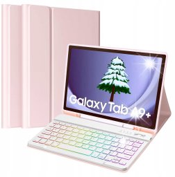 Etui z klawiaturą RGB do Samsung Galaxy Tab A9+ Plus SM-X210 obudowa case