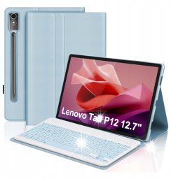 Etui z klawiaturą do Lenovo Tab P12 TB370, obudowa z klapką, case pokrowiec
