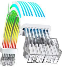 GameMax Gamemax | PSU Extension cable | VGA/CPU 2x8PIN-B | White