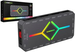 GameMax Gamemax | Remoter control | V4.0 ARGB PWM HUB BK | Black | Gamemax