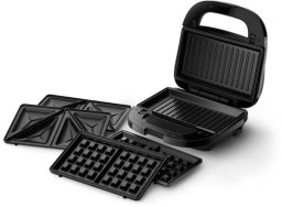 Opiekacz Philips Opiekacz Philips Series 5000 HD2350/80 Trójkąty Gofry Panini 750W Czarny