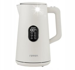 Czajnik RAVEN Czajnik elektryczny RAVEN EC024B wyświetlacz