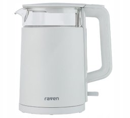 Czajnik RAVEN Czajnik elektryczny RAVEN EC019W 1,7 Litra 2200W Biały
