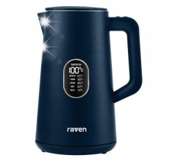 Czajnik RAVEN Czajnik elektryczny RAVEN EC024G 1800W 1,5L Niebieski