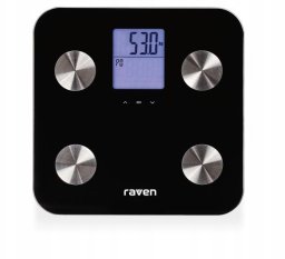 Waga łazienkowa RAVEN Waga łazienkowa elektroniczna RAVEN EW006X do 180 kg Czarna