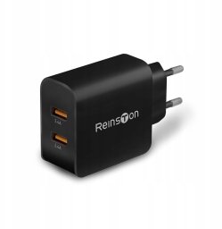 Ładowarka Reinston Ładowarka sieciowa uniwersalna Reinston ELSI014 2x USB Czarna