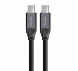 Kabel USB Reinston Kabel Przewód Reinston USB-C do USB-C 100W 4K 60Hz 2m Czarny