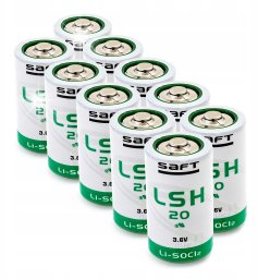 Saft Bateria LSH20 D / R20 LiSOCl2 SAFT 3,6V 13000mAh (1 szt.)