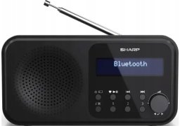 Radio Sharp Radioodbiornik przenośny Sharp Tokyo DR-P421 BK Radio DAB+ Bluetooth Czarny