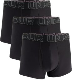 Under Armour Bokserki męskie UNDER ARMOUR Czarne - 3 PAK Performance Tech M