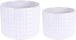 Dedra Zestaw 2 szt Osłonka ceramiczna PIAZZE ecru