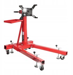 Kraft&Dele STOJAK DO MONTAŻU SILNIKA 1000kg I SKRZYNI BIEGÓW WÓZEK MOCNY TORIN TR29005