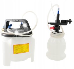 Falon-Tech ZESTAW PNEUMATYCZNY DO ODPOWIETRZANIA I WYMIANY PŁYNU HAMULCOWEGO 2L+1L