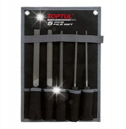 Piła szablasta Top Tools ZESTAW PILNIKÓW DO METALU 5 SZT 200MM PILNIKI DLA METALU TOPTUL GPAQ0503