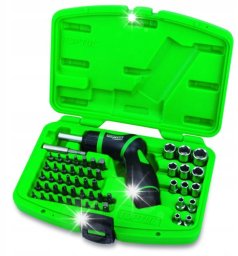 Zestaw narzędzi KingTul ZESTAW NARZĘDZI 54EL WKRĘTAK Z GRZECHOTKĄ PISTOLETOWY BITY NASADKI TOPTUL