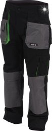 Yato SPODNIE ROBOCZE PALEA XL 100% BAWEŁNA 9 KIESZENI ZAMEK BŁYSKAWICZNY YATO
