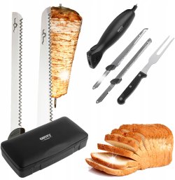 Nóż elektryczny Camry Nóż elektryczny Camry CR 4513 Stal nierdzewna Wymienne ostrza