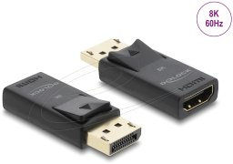 Adapter AV Delock Aktiver DisplayPort 1.4 do HDMI Adapter 8K z HDR funkcja