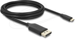Kabel Delock USB Type-C do Kabel DisplayPort (DP Alt Mode) 8K 60 Hz z funkcja HDR 2 m czarny