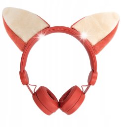 Słuchawki Forever Słuchawki nauszne Forever AMH-100 FOXY przewodowe