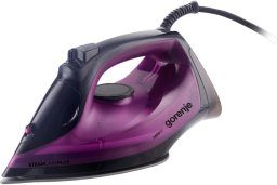 Żelazko Gorenje Gorenje SIK2400BKV Steam Iron, 2400W, Water tank capacity 450 ml, Continuous steam 40 g/min, Auto power off, Purple/Black