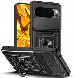 Hello Case Etui Pancerne Do Google Pixel 10 Pro XL (Czarne, Armor, Ochronne, Holder)