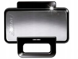 Opiekacz MPM Opiekacz 3w1 gofrownica grill MPM MOP-43M 3w1 inox 1000 W