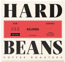 Kawa ziarnista Hard Beans Kolumbia Juicy Strawberry 200 g