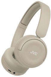 Słuchawki JVC JVC HA-S59W Zestaw słuchawkowy Przewodowy i Bezprzewodowy Opaska na głowę Muzyka/dzień powszedni USB Type-C Bluetooth Beżowy