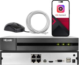 Rejestrator HiLook Rejestrator IP HiLook by Hikvision NVR-104MH-D/4P 4 kanałowy sieciowy z POE
