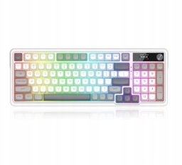 Klawiatura Klawiatura mechaniczna Redragon K719PK-RGB-PRO Galatin Pro Biała