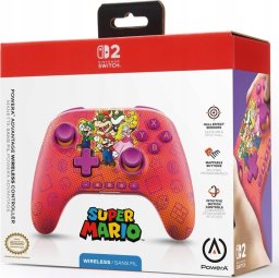 Pad Pad do Nintendo Switch 2 PowerA Advantage Wireless Controller Mario