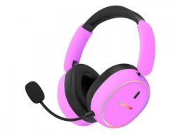 Słuchawki Hator Słuchawki dla graczy Hator Phoenix 2 Wireless bezprzewodowe fioletowe