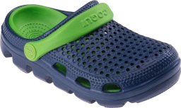 Coqui Dziecięce sandały Coqui BUGY navy/lime rozmiar 26/27