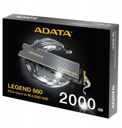Dysk SSD Adata Dysk SSD LEGEND 860 2TB PCIe 4x4 6000/5000 MB/s M.2