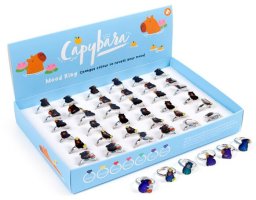 Puckator Pierścionek nastrojowy Kapibara (36szt)