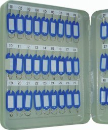 QConnect Szafka na klucze Q-CONNECT, na 54 klucze, 240x300x60mm, szara