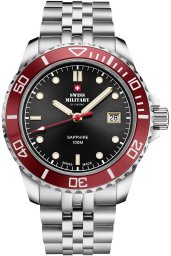 Zegarek Swiss Military Hanowa Zegarek męski Swiss Military by Chrono SM34109.04 srebrny