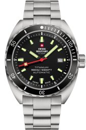 Zegarek Swiss Military Hanowa Zegarek męski Swiss Military by Chrono SMA34100.01 szary