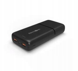 Powerbank Reinston Powerbank Reinston 20000 mAh PD 20W Fast Charge USB-C / 2x USB Czarny