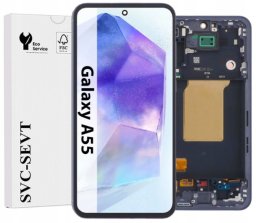 UTS-Group Wyświetlacz Do Samsung Galaxy A55 A556 Ramka Oryginał LCD Ekran