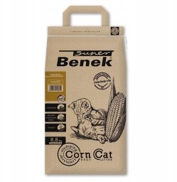Żwirek dla kota CERTECH Żwirek kukurydziany dla kota Super Benek Corn Cat Golden 14 l