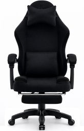 Fotel IMBA Seat Fotel gamingowy IMBA STRIDER II czarny materiałowy